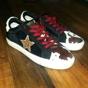 Vintage Havana Cow Hide Sneakers